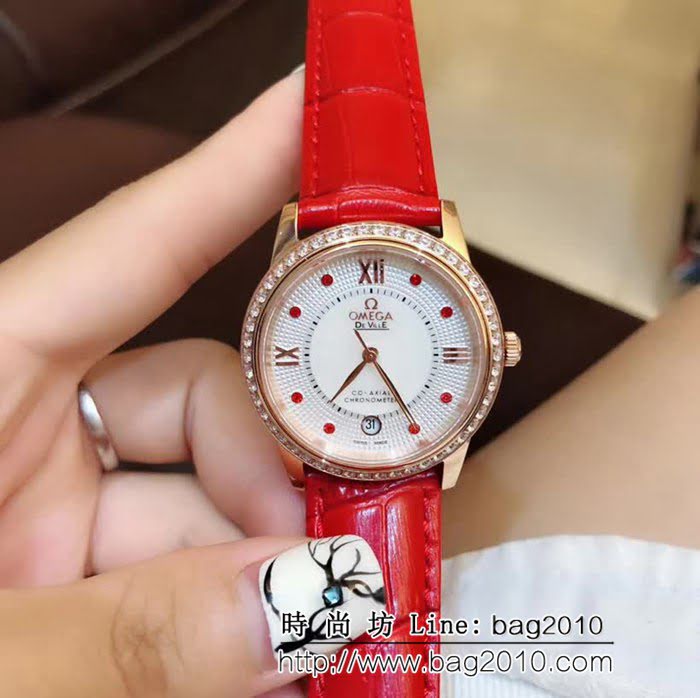 歐米茄OMEGA 蝶飛最新女神單品 簡約時尚女士腕表 WSS0919